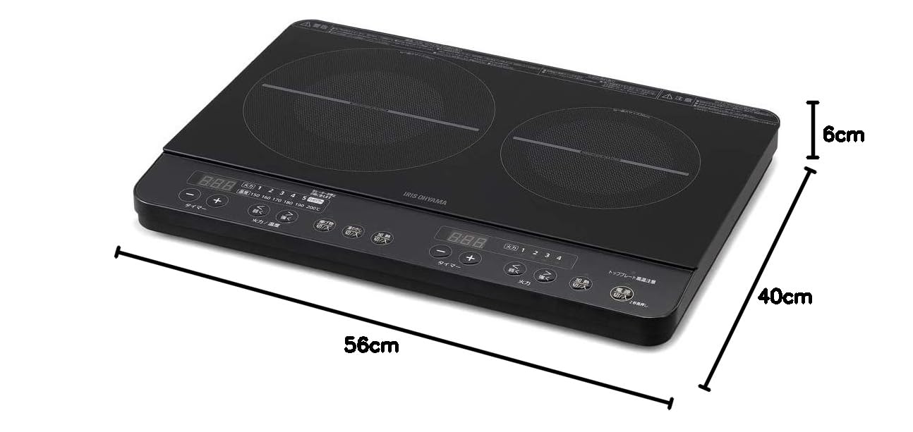 Amazon.co.jp: アイリスオーヤマ 2口 IHクッキングヒーター