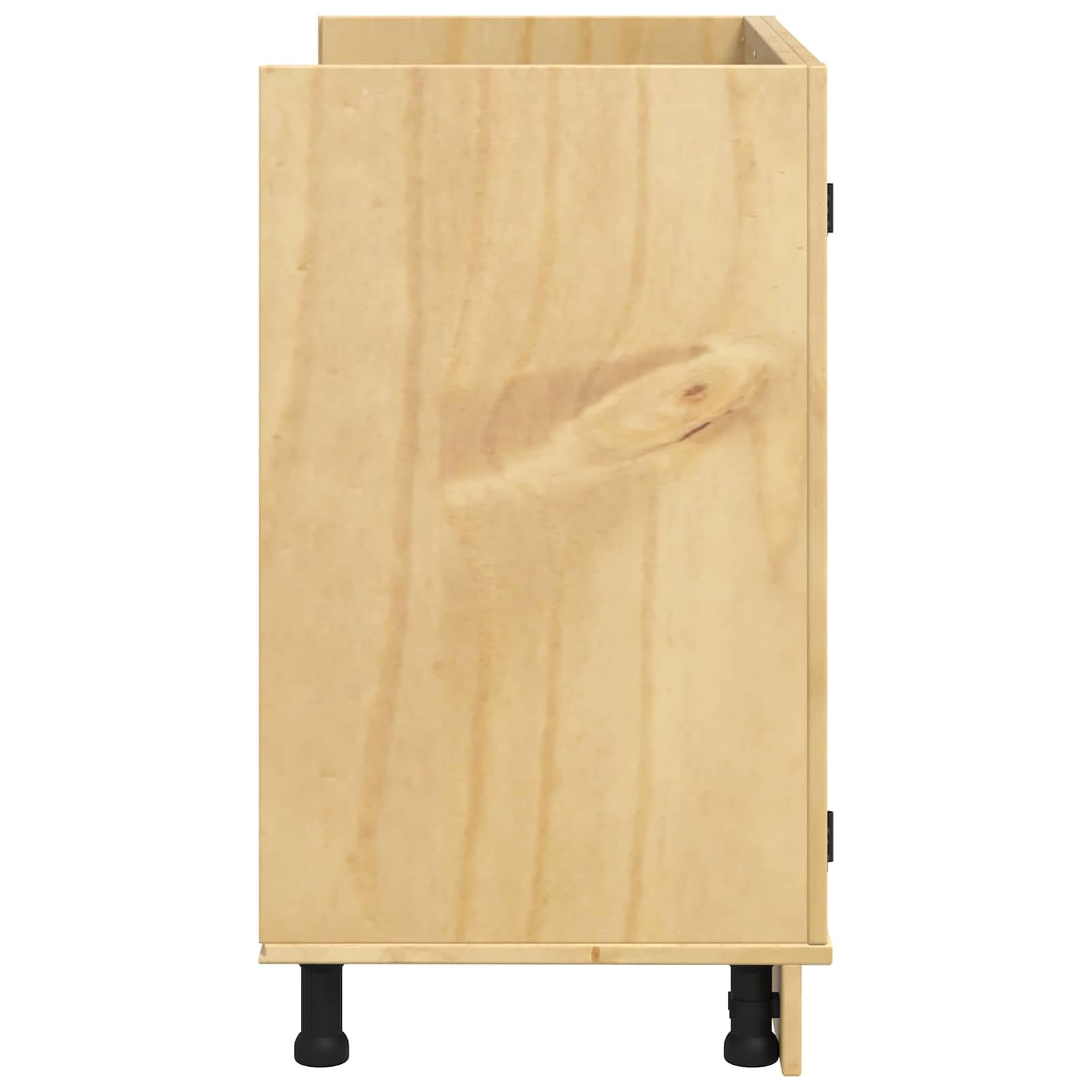 Homgoday Eleganter Kiefernschrank mit viel Stauraum - Modernes Design für Wohnzimmer und Esszimmer Model42007570