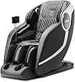 KAHUNA MASSAGE CHAIR - [EM Elite Massage Chair Series EM-Arete - Fully-Assembled 3D Full-Body Zero Gravity with Tablet Remote and auto footrest with Passive Stretching Black by Kahuna Chair