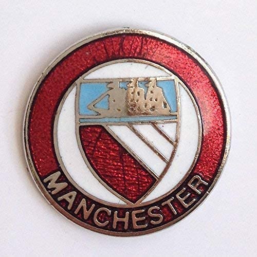 Manchester Enamel Lapel Pin Badge