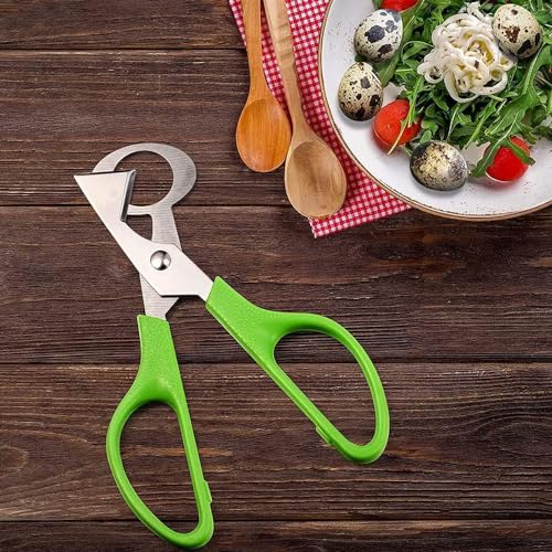 Miniatura 6 de Latrat Cortador De Huevos De Codorniz Y Paloma, 10 Unidades, Herramienta Para Abrir Huevos De Codorniz, Cascanueces Para El Hogar, Cocina, Restaurante Verde , Fhjmm20230915-1