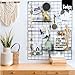 Imagen de Gadgy Rejilla de Pared Decorativa Plegable en Juego de 2