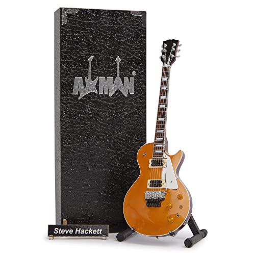 Axman Steve Hackett (Genesis) – Réplique de guitare miniature – Cadeaux musicaux – Ornement fait à la main – Comprend… - Les Beatles, Paul McCartney, John Lennon, RIngo Starr, George Harrison Axman Steve Hackett (Genesis) – Réplique de guitare miniature – Cadeaux musicaux – Ornement fait à la main – Comprend…