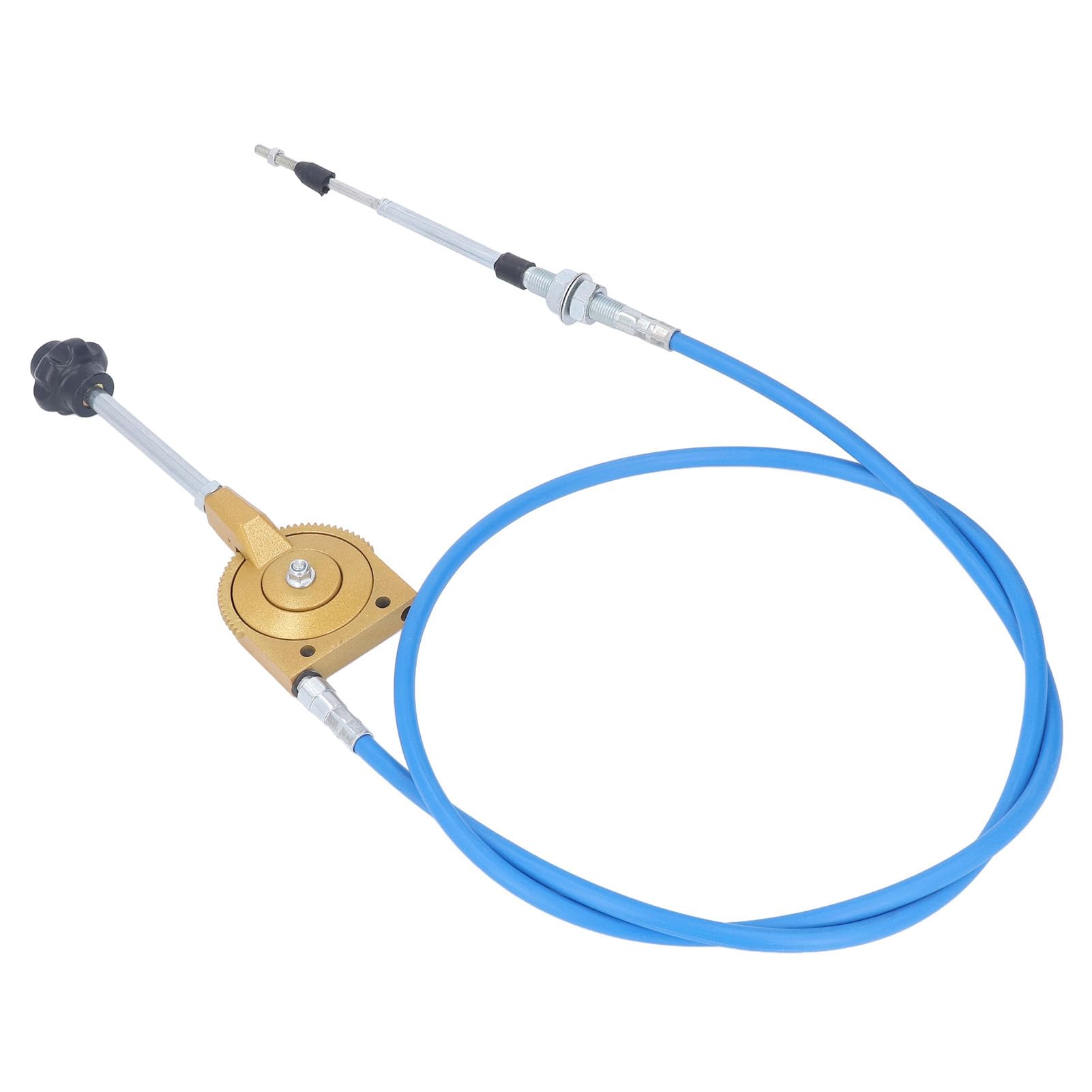 Ausla Cable de Acelerador Manual para Excavadora, Material PU, Conectores de Acero Inoxidable, Cable de 5 M para Excavadoras y Camiones Mezcladores