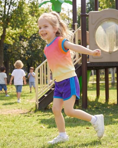 Image of Weebaby Baby Clothes Girl Toddler Summer Outfits Infant Casual Sleeveless Halter Ruffle Tank Cute Short Set Baby Clothing