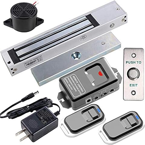 UHPPOTE Access Control Outswinging Door 600lbs Force Electromagnetic Lock & Remote Control kit Cover