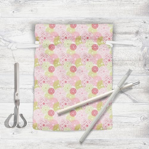 Image of ArtzFolio Hand Draw Flowers | Pouch Wrist Potli Bag | Bag for Weddings & Casual Parties