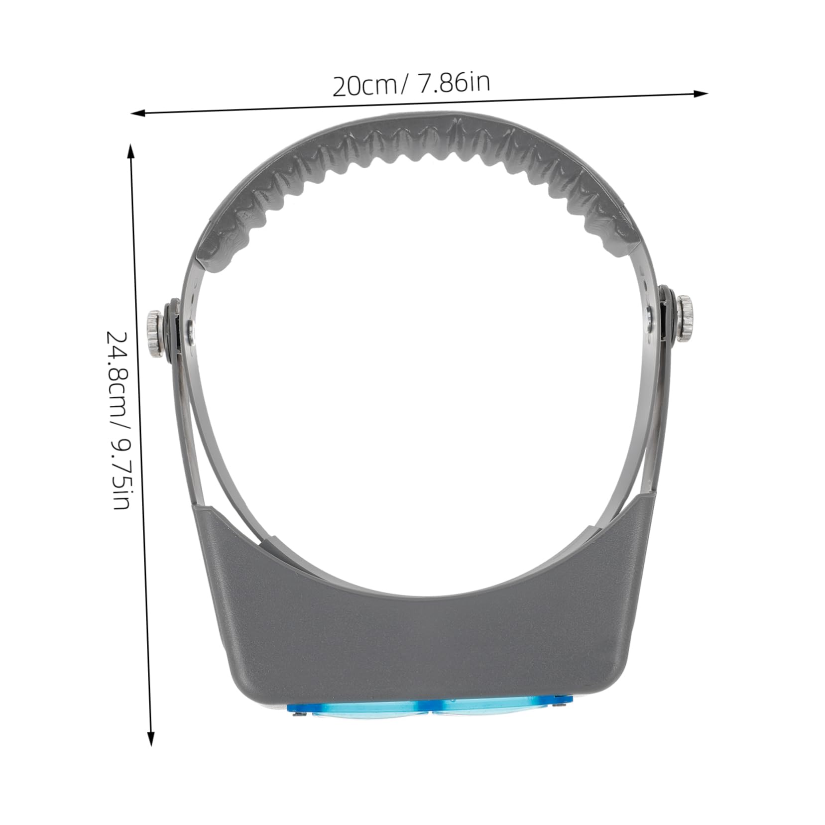 FOMIYES Electronic Repair Magnifier Loupe Glasses Headband Magnifier for Jewelry 4X Adjustable Multiples Men/Women