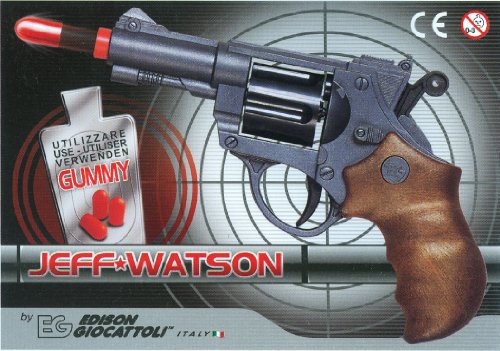 Edison Giocattoli 045921 Jeff Watson - Pistola de juguete (19 cm)