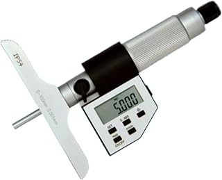 デジタル 精密測定工具, 0-25 mm, 0-25-50-100-150-300, 最小表示 0.001, 平面測定子 | Resolution 0.001 mm, Flat Tips(0-25mm Flat Tip Engraved Scale)