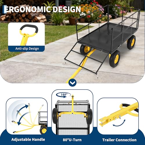 Heavy Duty Utility Trailer Foldable
