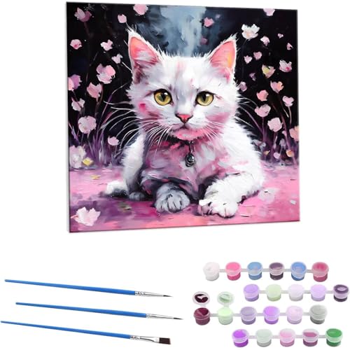 킢L G Paint by Numbers hG Lbg l ʂ肦 lphGLoXNtg  LoXA[g uVƃANG̋, ItBX CeA rO, ւ̃Mtg 30x30cm (t