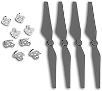 Vista 2 de SSE p4redprp 9450s Quick Release Hélices Props y Propeller placa de montaje para DJI Phantom 4 Quadcopters Azul