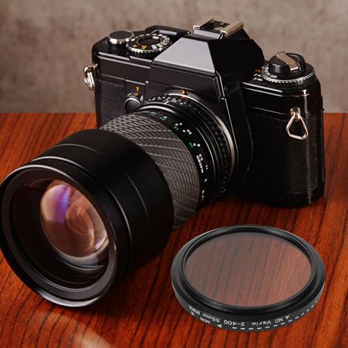 Filtro ND variable Mikikit ajustable de densidad neutra ultrafino para objetivos de cámaras 7