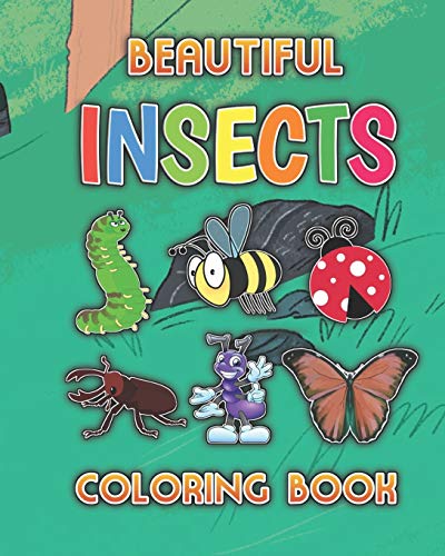 Beautiful Insects coloring book: Super Fun Coloring Books For Kids, Children Activity Book for Boys & Girls Age 3-8 image 3