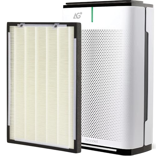 Brondell Pro Air Purifier + Extra Clean Air Filter, With Aurabeat...