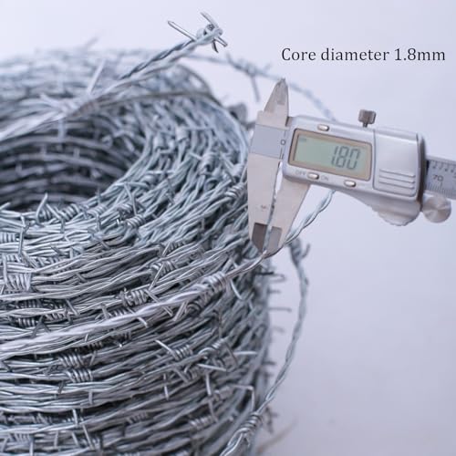 Clôture en fil barbelé ultra-résistant et durable en acier - 3