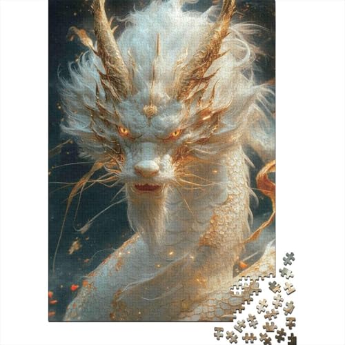 Puzzle de 1000 piezas para adultos puzzle de cartón dragón oriental de 52x38cm