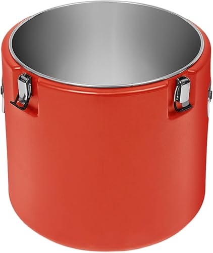 Miniatura 7 de Calentador de alimentos comercial, 13 recipientes de sopa aislados, enfriadores de sopa aislados para alimentos calientes o fríos, 50L 304,