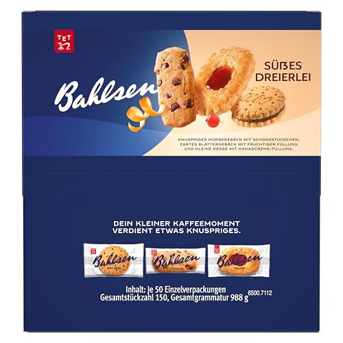 Bahlsen Süßes Dreierlei - Theken-Display - Mischung mit den Klassikern Deloba, Schokolade, Hit und Chokini (1 x 988 g)