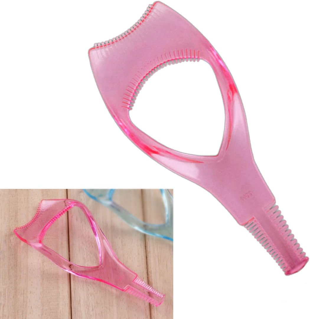 Mascara Applicator 3 In 1 Eyelashes Tools Mascara Shield Applicator Guard Eyelash Guide For Makeup Clear Plastic Eyelash Card For Woman Girls Pink Mascara Applicator Guide Tool. : Beauty & Personal Care