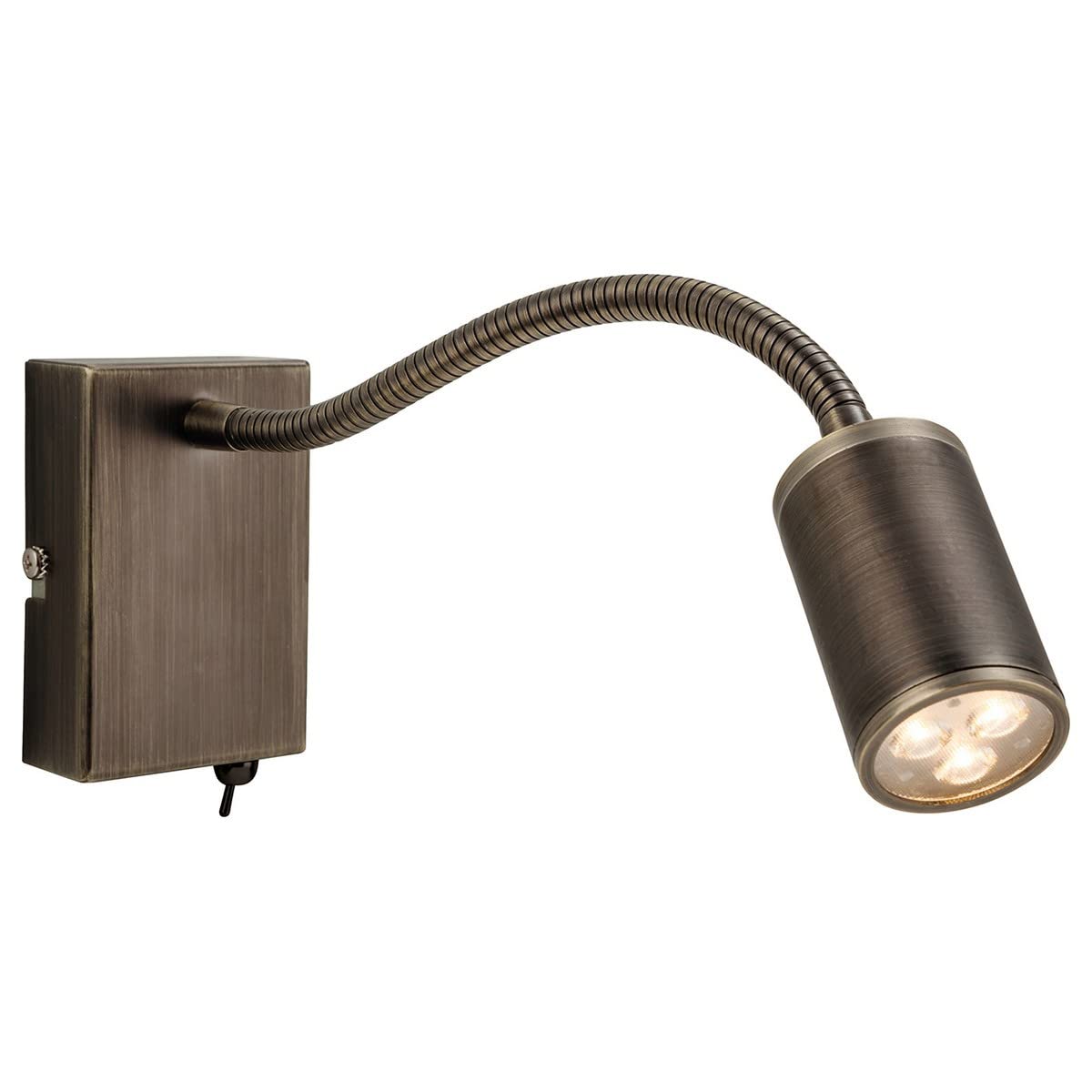 Firstlight 3454BZ 4W Orion LED Flexi Wall Light, Bronze
