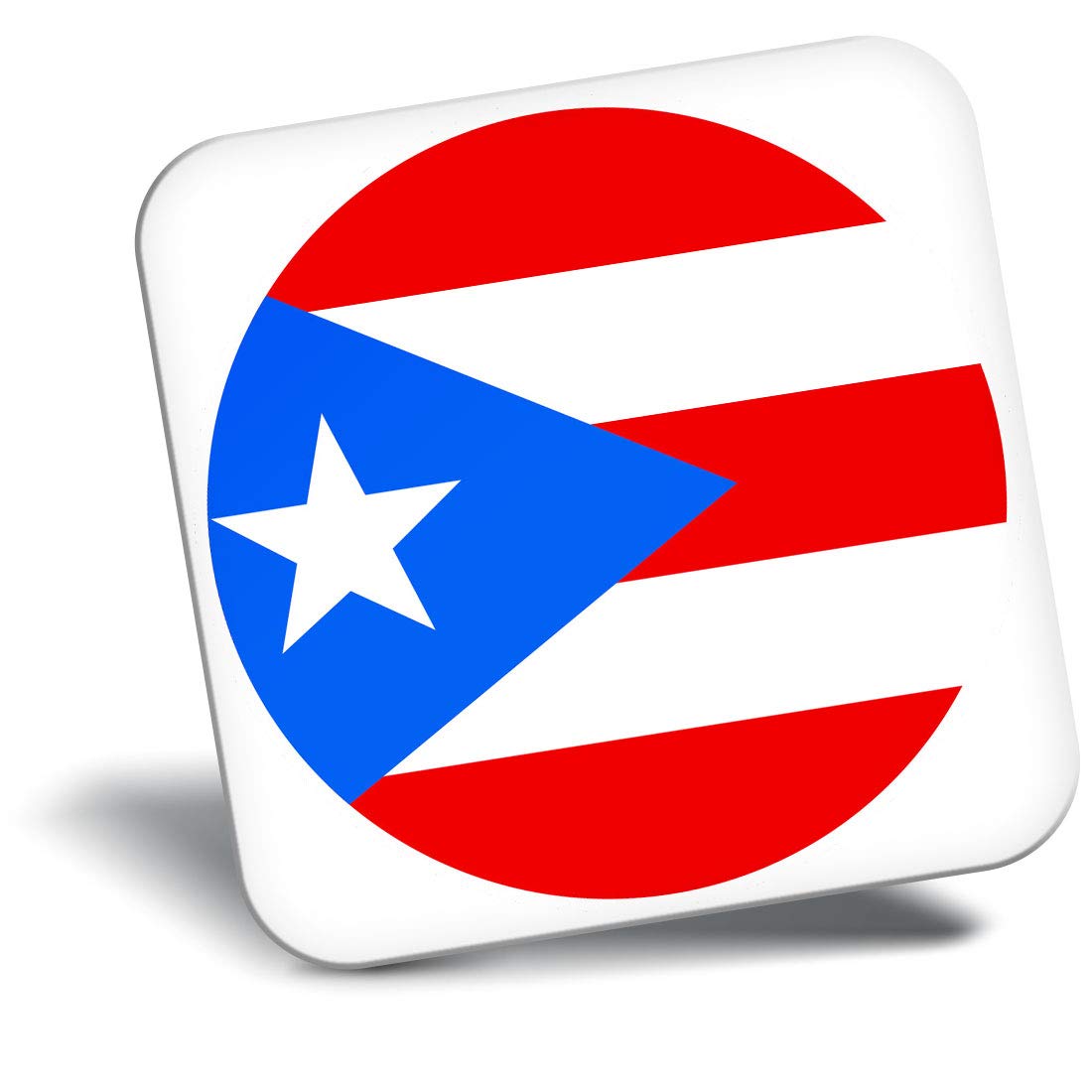 Destination Vinyl Ltd Fridge Magnet - Puerto Rico Flag 9020