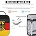 KOSUES German Eagle Flag Insulated Lunch Box Thermal Cooler Lunch Bag Portable Tote Bag Reusable Large Capacity Handbag For Office Travel Picnic Beach Hiking