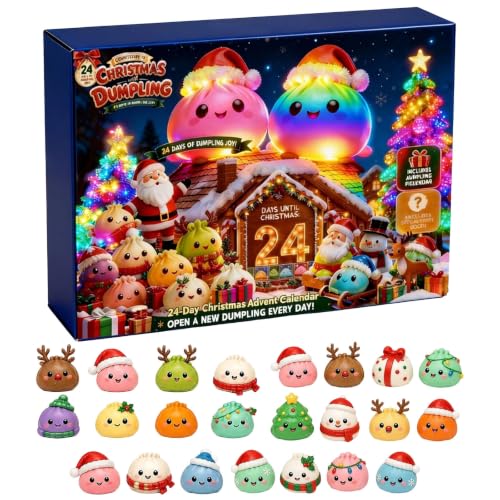 Christmas Advent Calendar 2026 24 Day Countdown Mini Squishies Figures - image 3