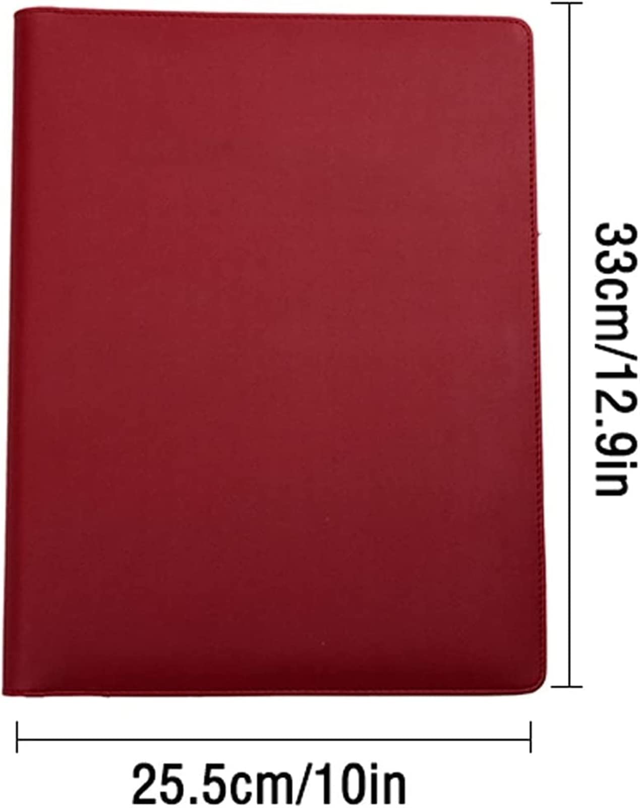 Teczka na dokumenty Organizer Clip Board, 2 paczki Składana okładka A4 z podwójnymi teczkami Wielofunkcyjna tablica do pisania z uchwytem na długopis (kolor: czerwony) (kolor: Rood)