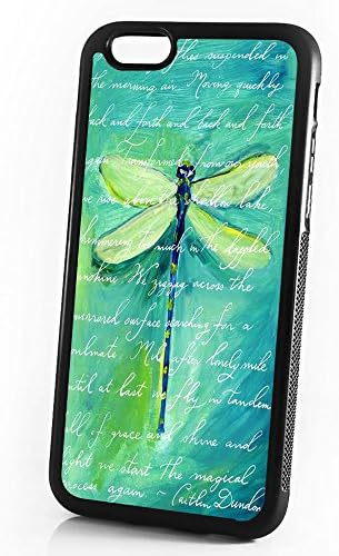 (for iPhone 8 Plus/iPhone 7 Plus) Durable Protective Soft Back Case Phone Cover - A11352 Green Dragonfly