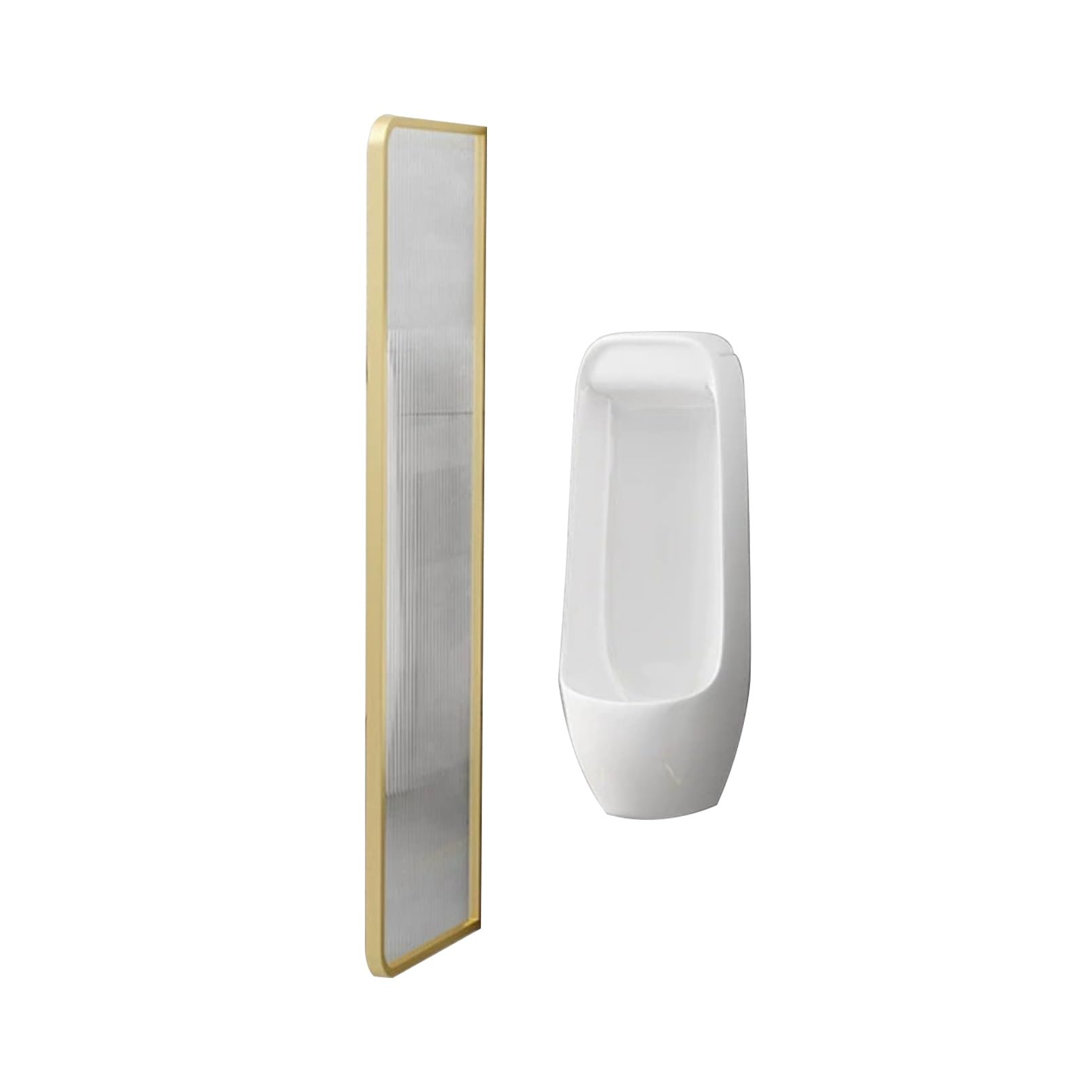 SXDMOUBK Public Restroom Men’s Urinal Partition Wall-mounted Privacy Screen Divider for Hotel/School/Kindergarten/Shopping Malls & Public Places 1 Pack