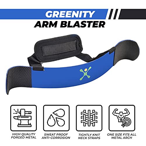 Greenity Arm Blaster For Biceps & Triceps Men, Tricep Blaster Bicep Curl Support Isolator For Big Arms, Bodybuilding Arm Curl Bar. Bicep Blaster Curl Brace Bicep Curl Strap #TOP3