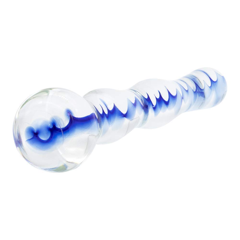 Dildo anal de Glasdildo, estimulación del punto G, masturbación vaginal, consolador anal de cristal para mujeres y hombres