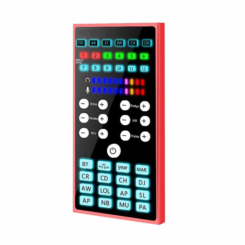 Live-Soundkarte Mikrofon Kondensator Mixer Audio KTV Handy Computer Begleitung