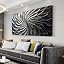 Black and White Abstract Wall Art (A827)