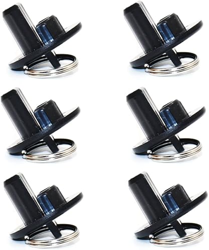 Miniatura 2 de Kit elástico para piezas de persianas enrollables, repuesto para persianas enrollables (negro, 3 pares)