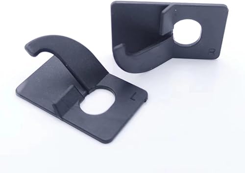 Miniatura 3 de Reposapiés de flecha de plástico para arco recurvo negro, soporte de flecha, caza, tiro, accesorio para diestramano izquierda (12R, 2L)