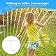 Pool Brunnen Wasserfall Dual Springbrunnen für Außen, Pool Fontäne Sprinkler Einstellbarer Wasserfontäne teich mit Adapter, Pool Wasserfontäne für Pool und Spa