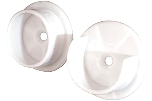 Prime-Line Non-Drip Closet Rod Socket in White