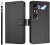 Compatible con ZTE Nubia Neo 5 GT Funda, funda tipo cartera de cuero PU con tapa magnética compatible con ZTE Nubia Neo 5 GT 5G Z2570N, funda protectora para teléfono, Negro 4