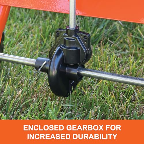 Agri-Fab 45-0530-131, 85 lb. Tow Broadcast Spreader,Black/Orange - Image 3