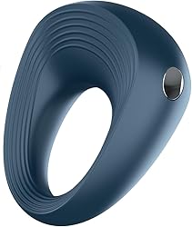 Cockring para hombre Satisfyer anillo para el pene de silicona recargable para una erección dura y larga, juguete sexual para parejas para aumentar la potencia