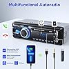 Radio Coche Bluetooth 5.0 Manos Libres, Chismos Autoradio Coche Bluetooth Pantalla1 DIN FM Radio soporta MP3/AUX/2USB/Control Remoto/Carga Rápida (Sin RDS/CD/DVD) #3