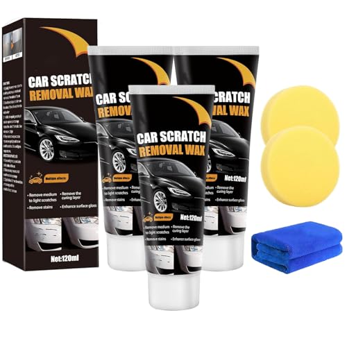 Pasta Reparadora de Arañazos para Autos 3 Piezas