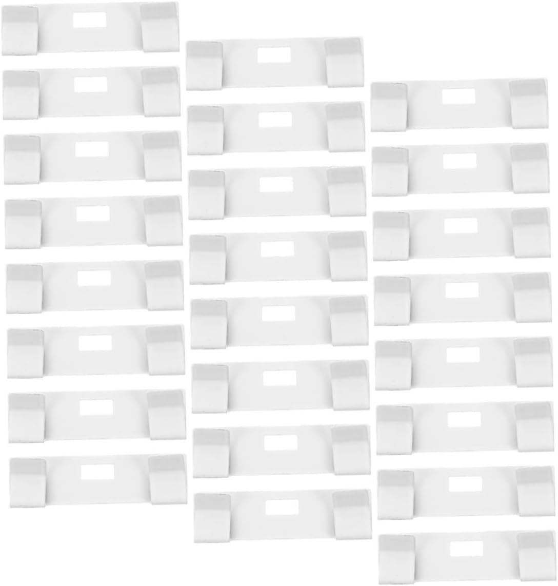 Levemolo 48pcs Vertical Blind Repair Tabs Vane Savers for Easy Installation Curtain Blind Parts Fixer