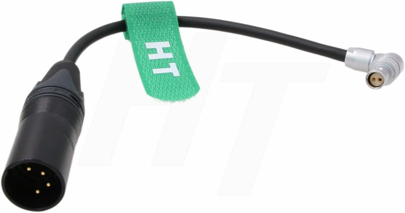 Power Cable Ptap D-tap to Right Angle 2 Pin Female for RED Komodo 6K Camera 30cm
