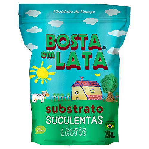 Substrato Orgânico Bosta em Lata Suculentas e Cactos - 3L