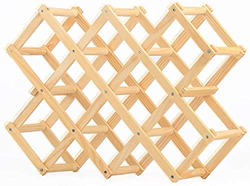 Casier à vin sous armoire en bois massif pliable pour cuisine