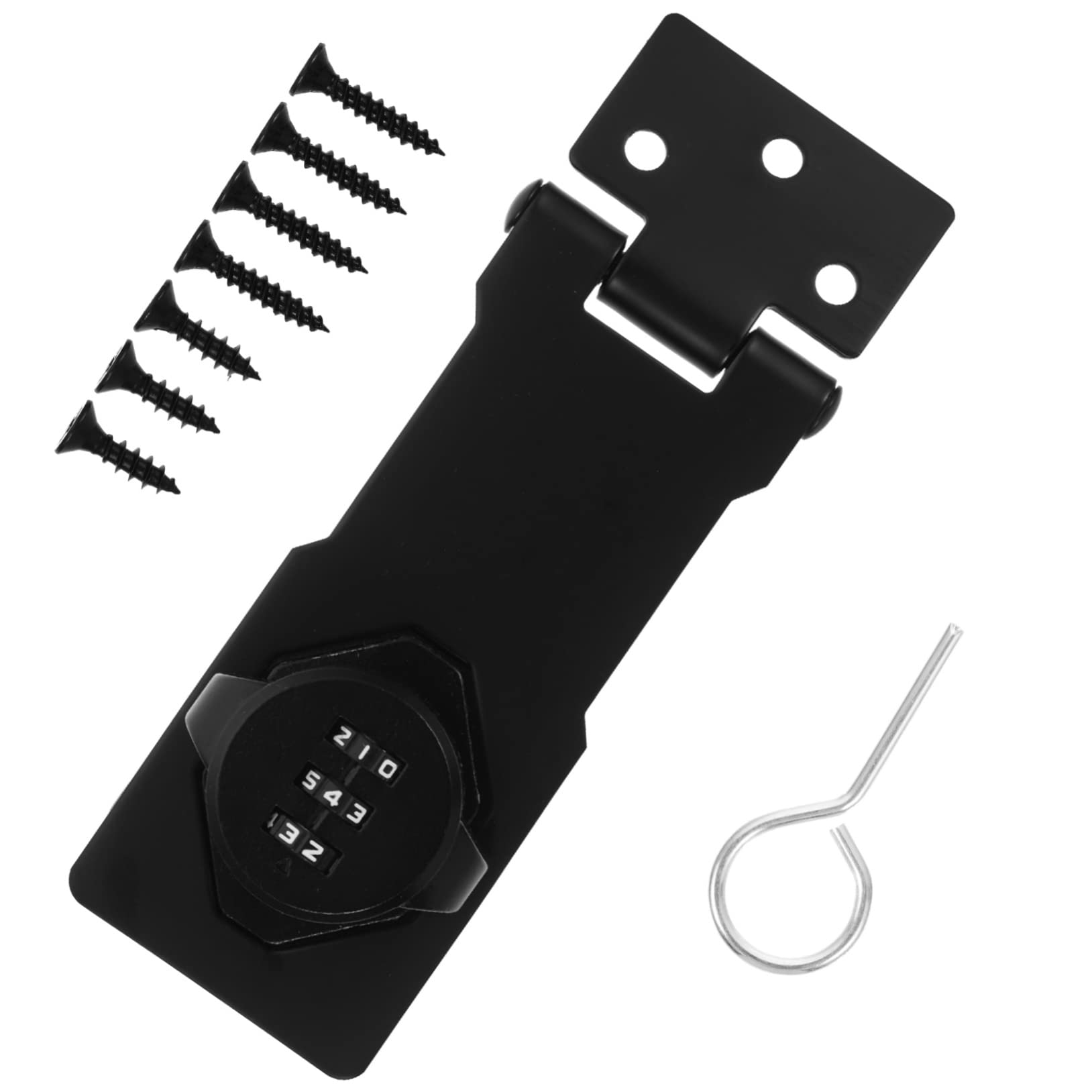 Balacoo Cabinet Door Lock 3- Combination Lock for Steel Security Zinc Alloy Iron Construction Fit for File Cabinets Drawers